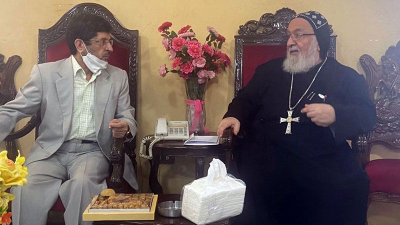 المستشار الثقافي الإيراني في لبنان التقى مطران جبل لبنان وطرابلس للسريان الارثوذكس