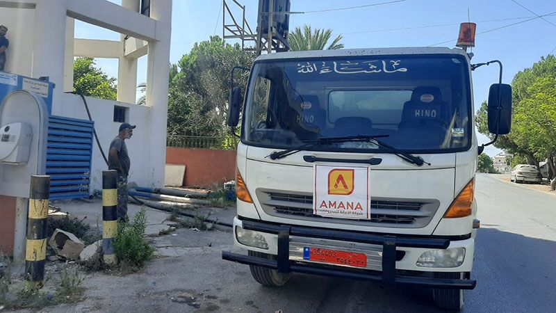 حزب الله يفتتح حملة توزيع المازوت المجاني لضخ المياه في بلدات صيدا