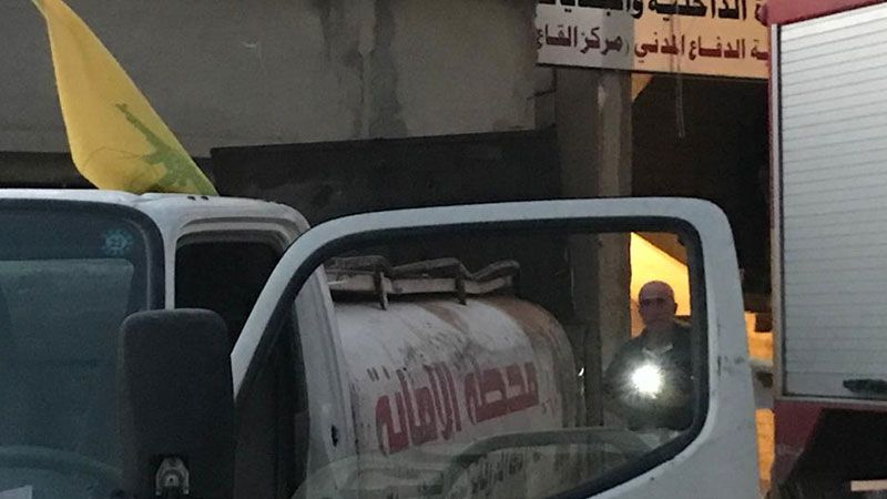 حزب الله يقدم المازوت الايراني إلى بلدة القاع