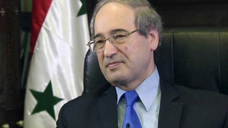 المقداد: أطفالنا مؤمنون بتحرير كامل التراب السوري 