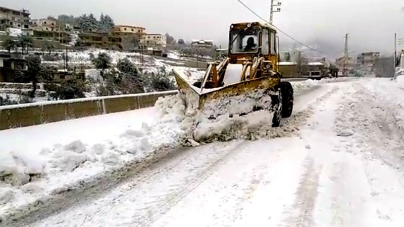 العاصفة " هبة" تنحسر غداً مع استمرار موجات الصقيع