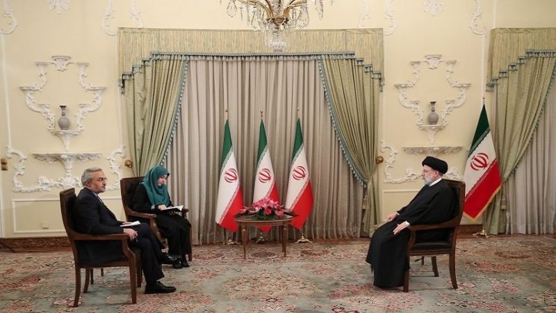 رئيسي: لا يُمكن التفاوض مباشرة مع أميركا إلّا في حال رفعت إجراءات الحظر الجائرة