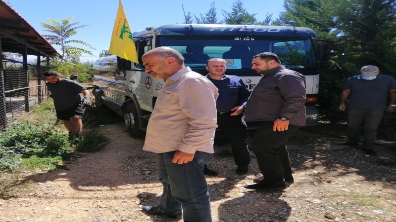 "الأمانة" توزع المازوت الإيراني مجانًا على قرى قطاع الزهراني