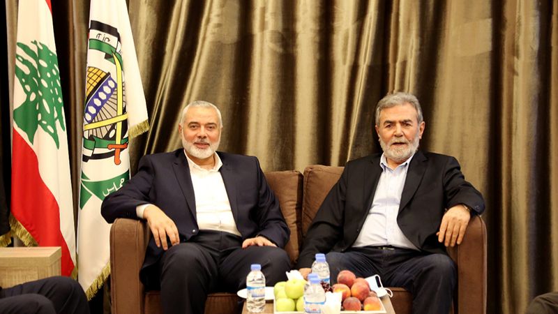 هنية يلتقي النخالة في بيروت: مقاومة الاحتلال الشاملة خيار استراتيجي 