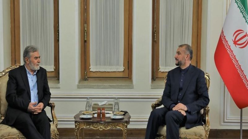 عبد اللهيان للنخالة: النصر سيكون حليفًا للمقاومة الفلسطينية