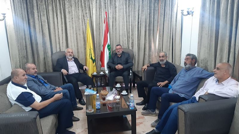 حب الله يستقبل وفد حركة "أنصار الله" الفلسطينية: لنبذ الخلافات وتوجيه البندقية نحو العدو