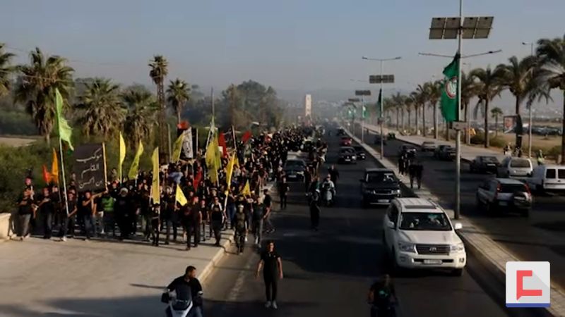 مواكب مشاية في صور في أجواء أربعينية الإمام الحسين‎ (ع)