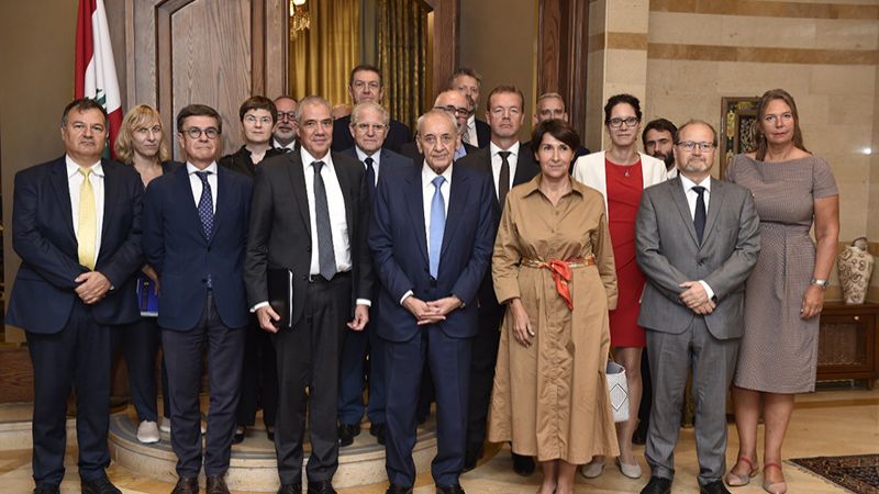بري استقبل سفراء الاتحاد الاوروبي: حفظ حقوق المودعين سبب أساسي لإكتساب الثقة ماليًا ومصرفيًا 