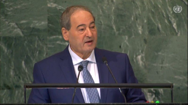 المقداد: الإرهاب والعقوبات ونهب الاحتلالين الأميركي والتركي لثروات سورية سبب معاناة شعبها 