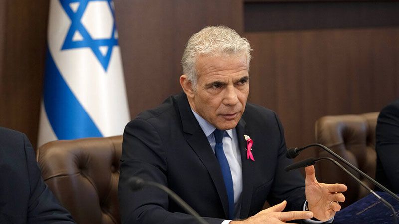 إعلام العدو: لابيد رفض ملاحظات لبنان على اتفاق تعيين الحدود البحرية 