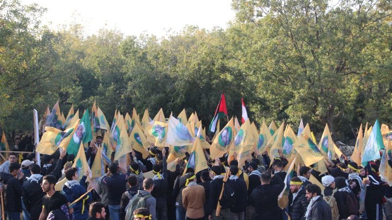 في أجواء يوم الشهيد.. مسير جهادي لـ500 من الشباب التعبوي في جبل صافي