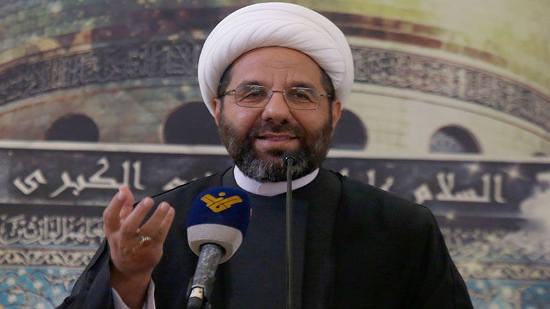 الشيخ دعموش: المحاولات الأمريكية لاستهداف المقاومة خابت 