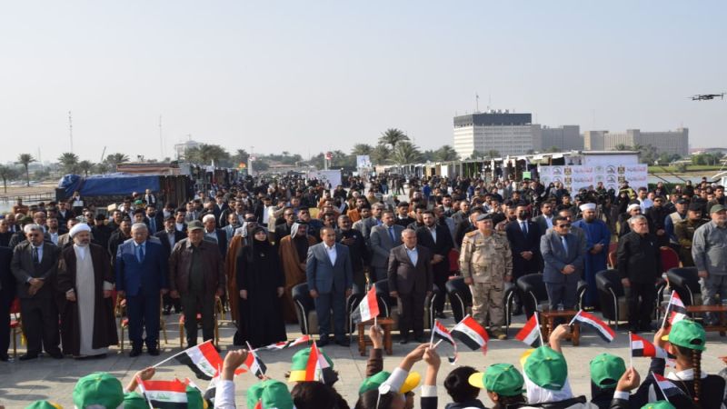 بالصور.. الحشد الشعبي يطلق المخيم الثقافي الفني لقادة النصر في بغداد