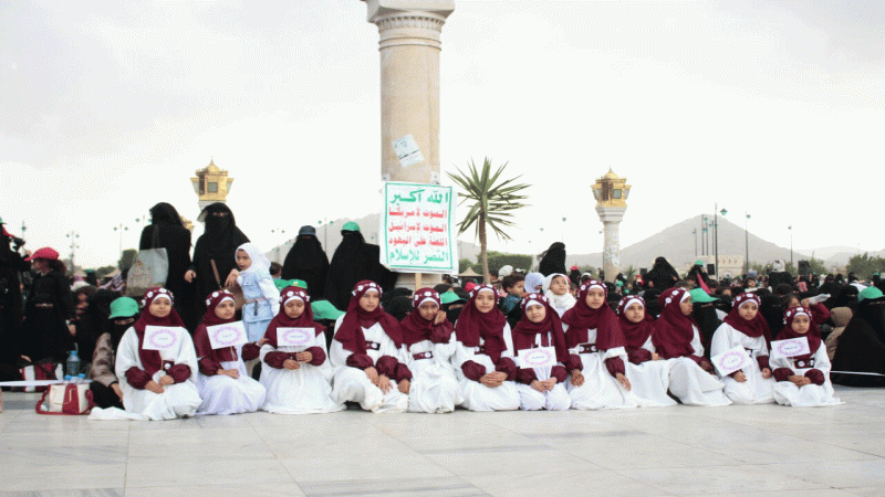 نسوة اليمن يحتفلن بذكرى ولادة السيدة الزهراء(ع)