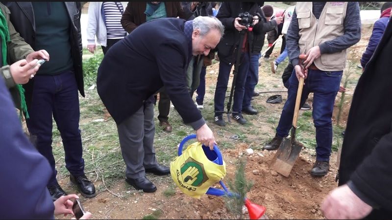 بالصور: حملة تشجير ونشاطات متنوعة بمناسبة ولادة السيدة الزهراء (ع) في الهرمل‎‎