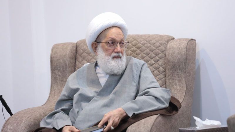 آية الله الشيخ عيسى قاسم لـ"الوفاق": صدّ موجة التطبيع من المواجهات المصيرية الحاسمة