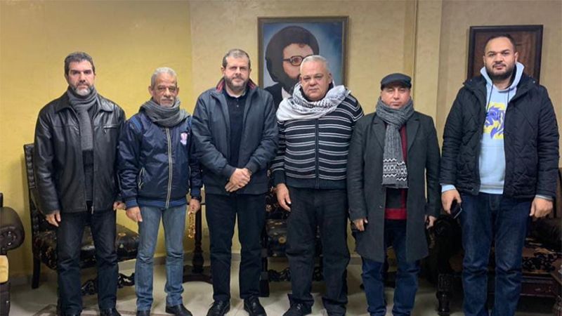 وفد من الجبهة "الديمقراطية" عرض مع حزب الله في صيدا تطورات العدوان الصهيوني في فلسطين