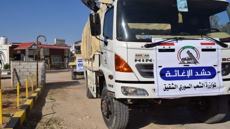 بالصور: من الأنبار.. انطلاق قافلة "حشد الإغاثة" الى سوريا