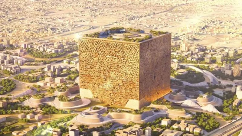 جدل كبير حول مشروع أطلقه ابن سلمان يشبه "الكعبة الشريفة" 