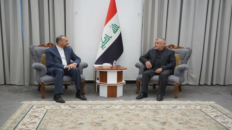 العامري يستقبل عبد اللهيان ويبحثان جملةً من الملفات