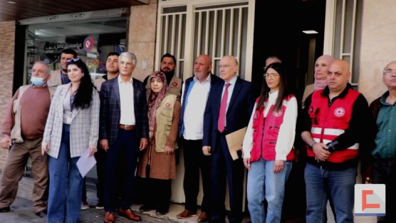 تجمع الهيئات الأهلية في لبنان يرسل قافلة مساعدات لمتضرري الزلزال في سوريا 