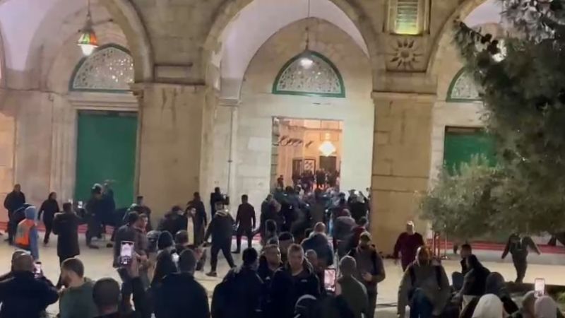 غضب فلسطيني شعبي في غزة نصرة للأقصى 