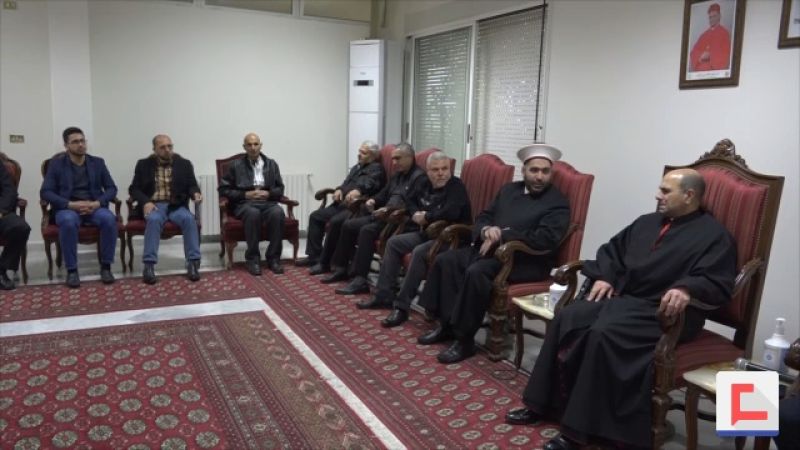 جولة للشيخ القطان على الفاعليات المسيحية في زحلة 