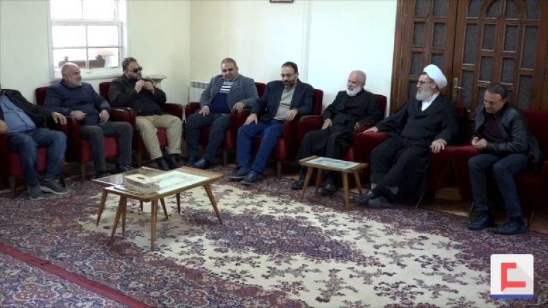 وفد حزب الله في البقاع الغربي جال على الفاعليات المسيحية للتهنئة بعيد "الفصح"