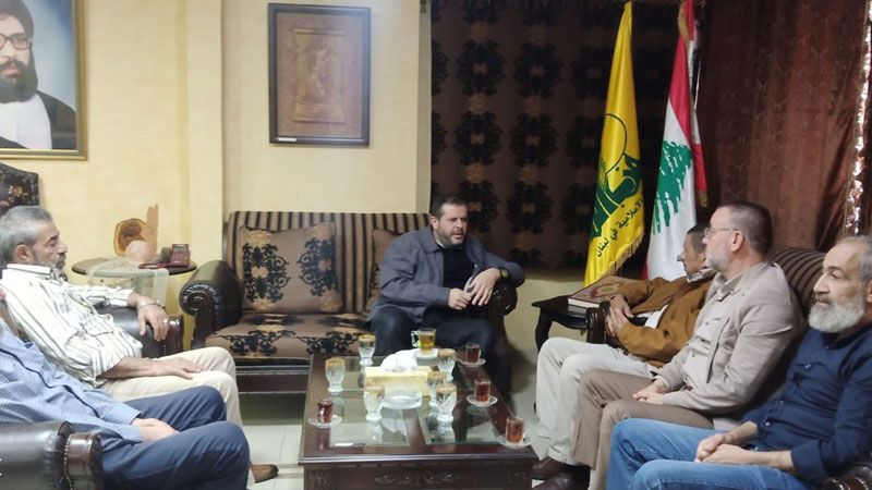حزب الله عرض مع "أنصار الله" أوضاع الفلسطينيين في صيدا ومخيماتها