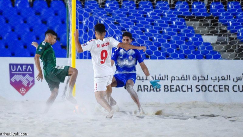 فوز مثير للمنتخب اللبناني للكرة الشاطئية في البطولة العربية المقامة في جدة