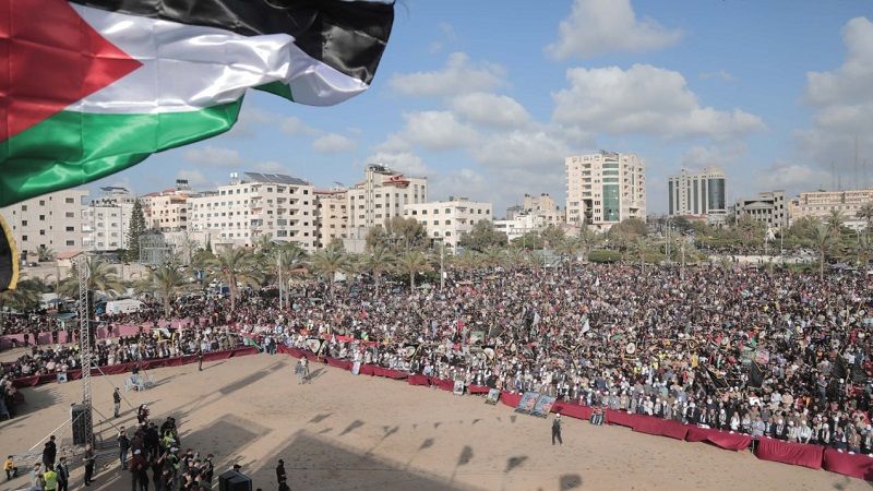 بالصور| مهرجان «ثأر الأحرار» في غزة: الرد على أيّ عملية اغتيال سيكون في العمق