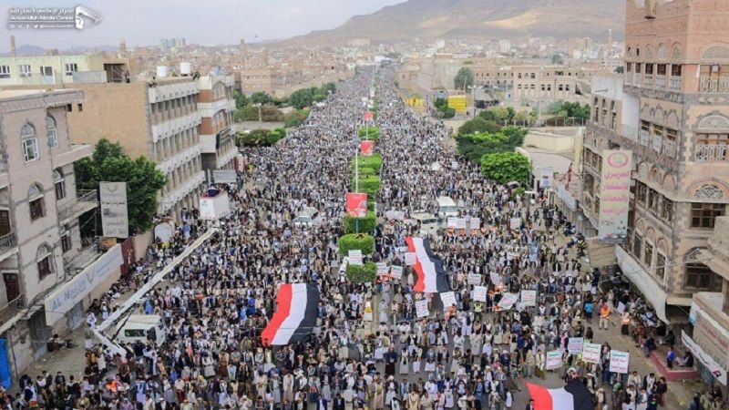 لمناسبة ذكرى الصرخة..مسيرات ضخمة في صنعاء والمدن اليمنية الأخرى