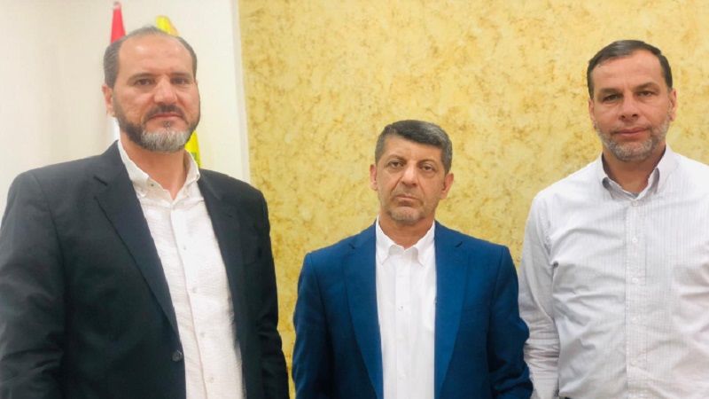 مسؤول العلاقات الإعلامية بحزب الله يستقبل وفدًا إعلاميًّا من "حماس"