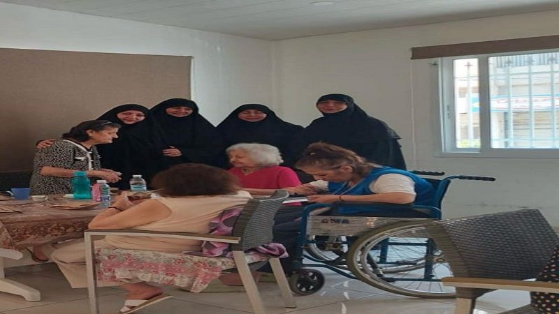 الهيئات النسائية في صيدا أحيت يوم الأسرة بزيارة دار المسنين في عبرا