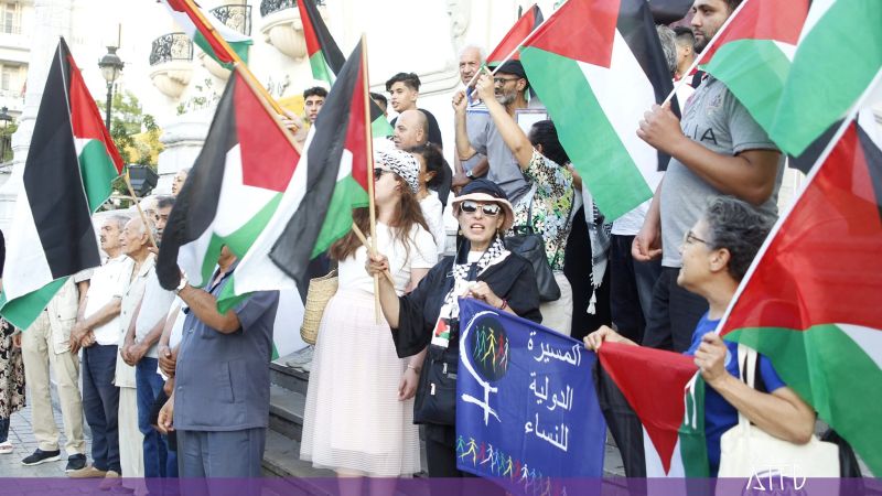 تضامن تونسي مع جنين ومقاومتها ضد جرائم الحرب الصهيونية: جنين لن تركع