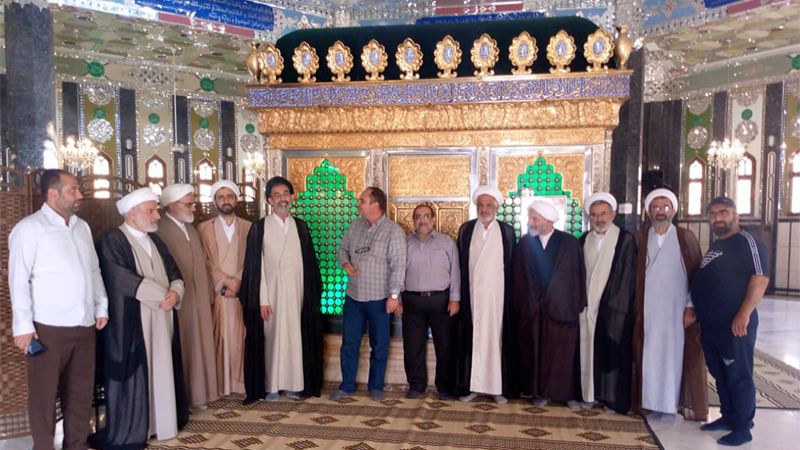 وفد من مؤتمر المحقق الكركي زار مرقد سيد شهداء المقاومة بالنبي شيث 
