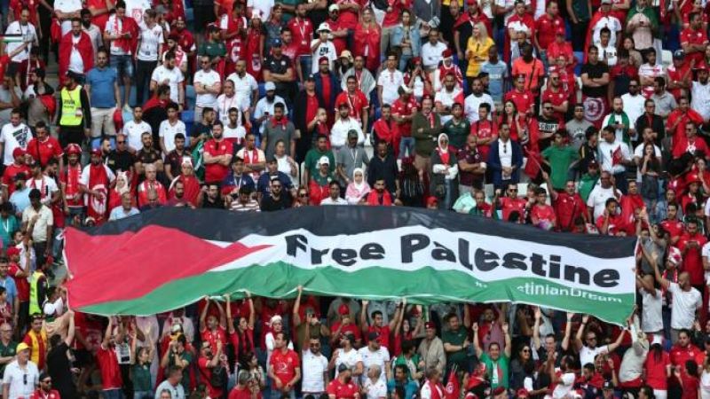بالفيديو.. حتى في الرياضة هتافات "فلسطين" تُزعج الصهاينة