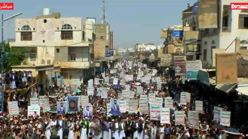 مسيرة حاشدة في صعدة بذكرى عاشوراء: أيدينا قابضة على الزناد