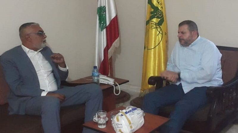 حزب الله يعرض مع حركة "فلسطين حرة" الأوضاع في مخيم عين الحلوة