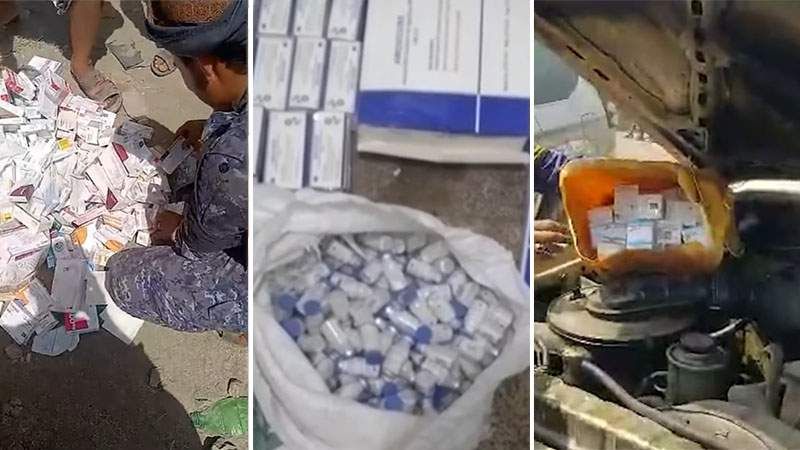 تحالف العدوان يُغرق اليمن بمواد محظورة وأدوية منتهية الصلاحية 