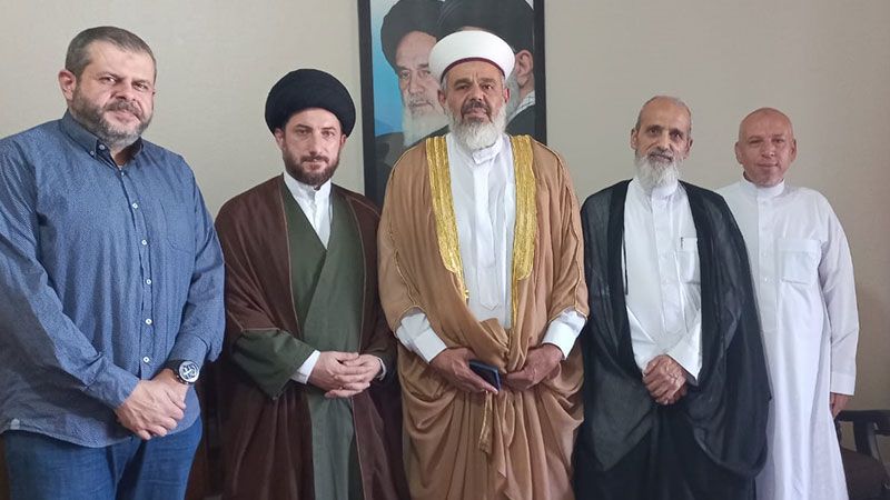حزب الله عرض مع وفد من جمعية "نور اليقين" الخيرية الأوضاع الاجتماعية في صيدا