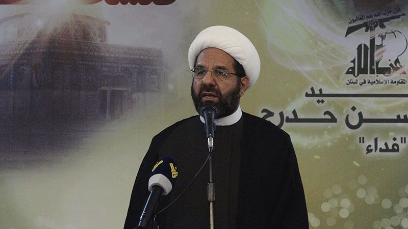 الشيخ دعموش: عملية "طوفان الأقصى" هي بداية نهاية الكيان الصهيوني