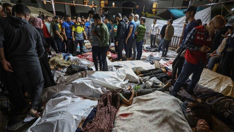 جريمة مروّعة يرتكبها العدوان الصهيوني.. أكثر من 500 شهيد  في مستشفى الأهلي المعمداني