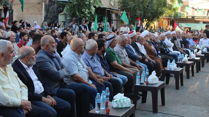 حفل تأبيني حاشد للشهيد صهيب كايد في سبلين نظّمته "حماس"