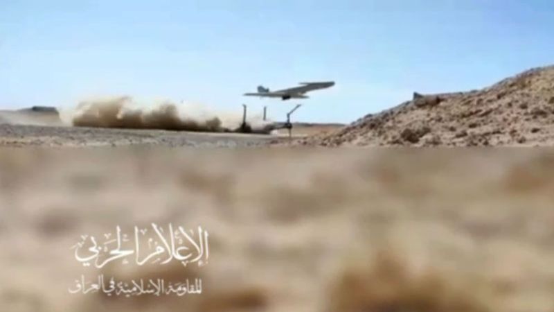 فيديو.. استهداف قاعدتي الاحتلال الأميركي في "عين الأسد" وقرب مطار أربيل بطائرات مُسيّرة