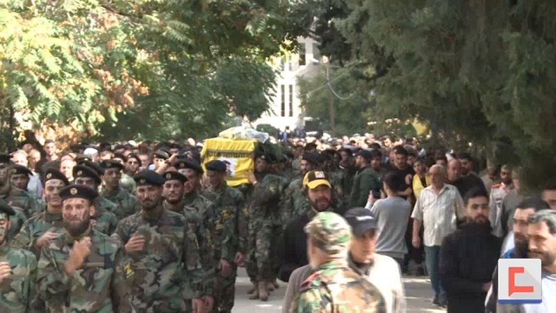 بالفيديو: تشييع الشهيدين شومان والحلاني في بعلبك والحلانية