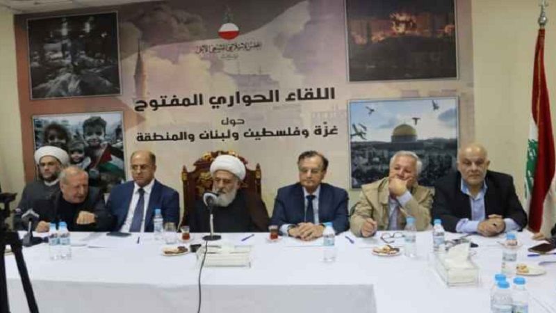 لقاء في المجلس الإسلامي الشيعي نصرة لغزة.. الشيخ الخطيب: الاعتداء على فلسطين اعتداء على الأمة جمعاء