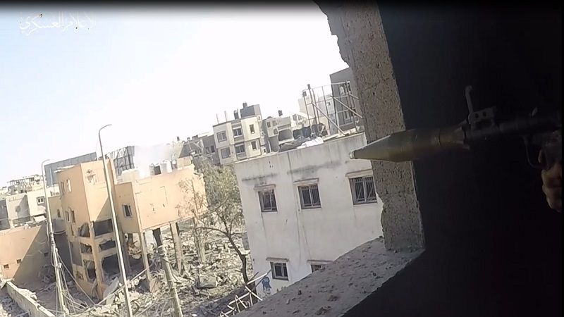 بالفيديو: استهداف "القسام" لقوات صهيونية متحصنة في بيت حانون