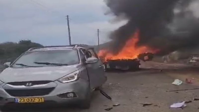 شاهد.. آثار سقوط صاروخ مضاد للدروع أطلق من لبنان تجاه مستوطنة "دوفيف" بالجليل