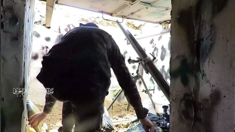 فيديو: حمم الهاون التي قصفت بها "سرايا القدس" المواقع العسكرية في محاور التقدم بقطاع غزة